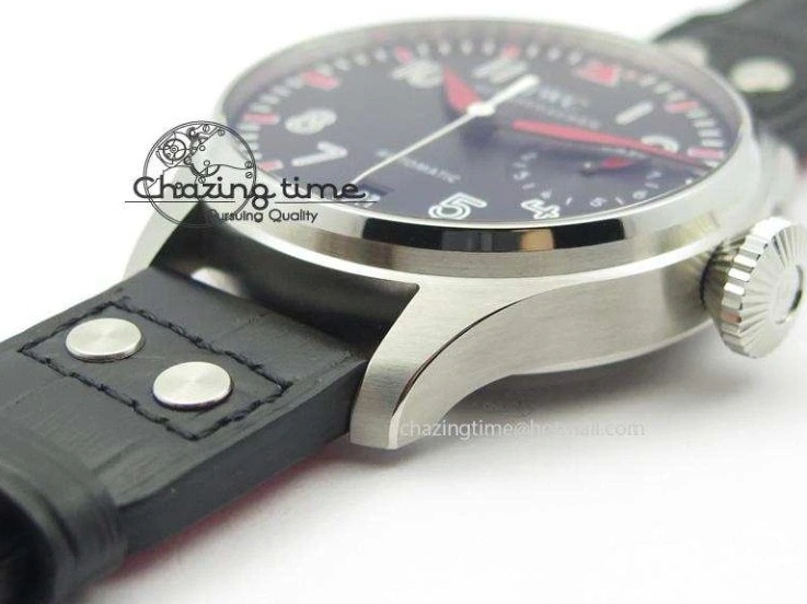 MIROTIME 1226 Big Pilot Real PR IW500433 “Muhammad Ali” ZF Best Edition On Black Leather Strap A UrbanChic 7294